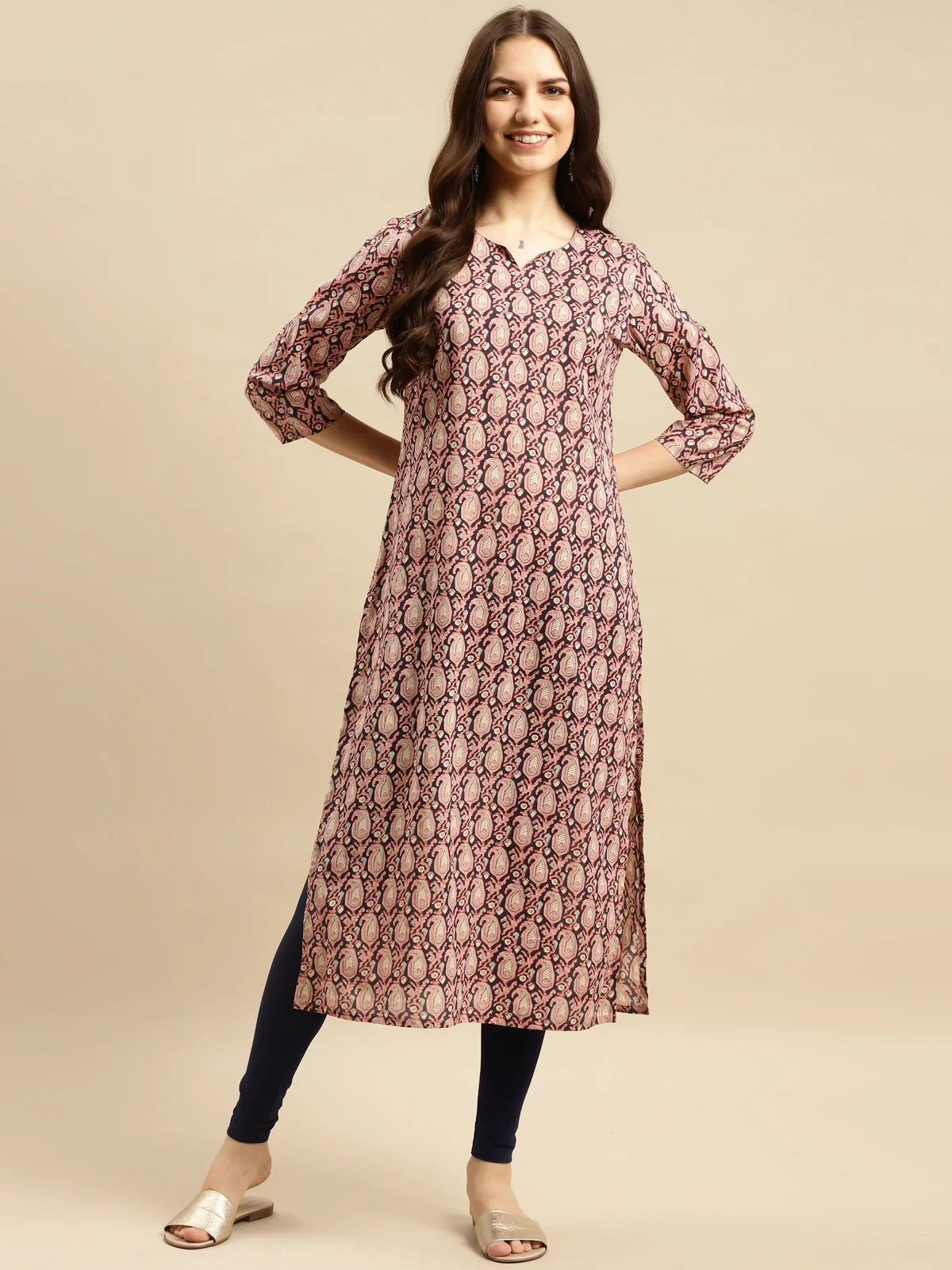 Cotton Solid Ankle Length Churidar Legging