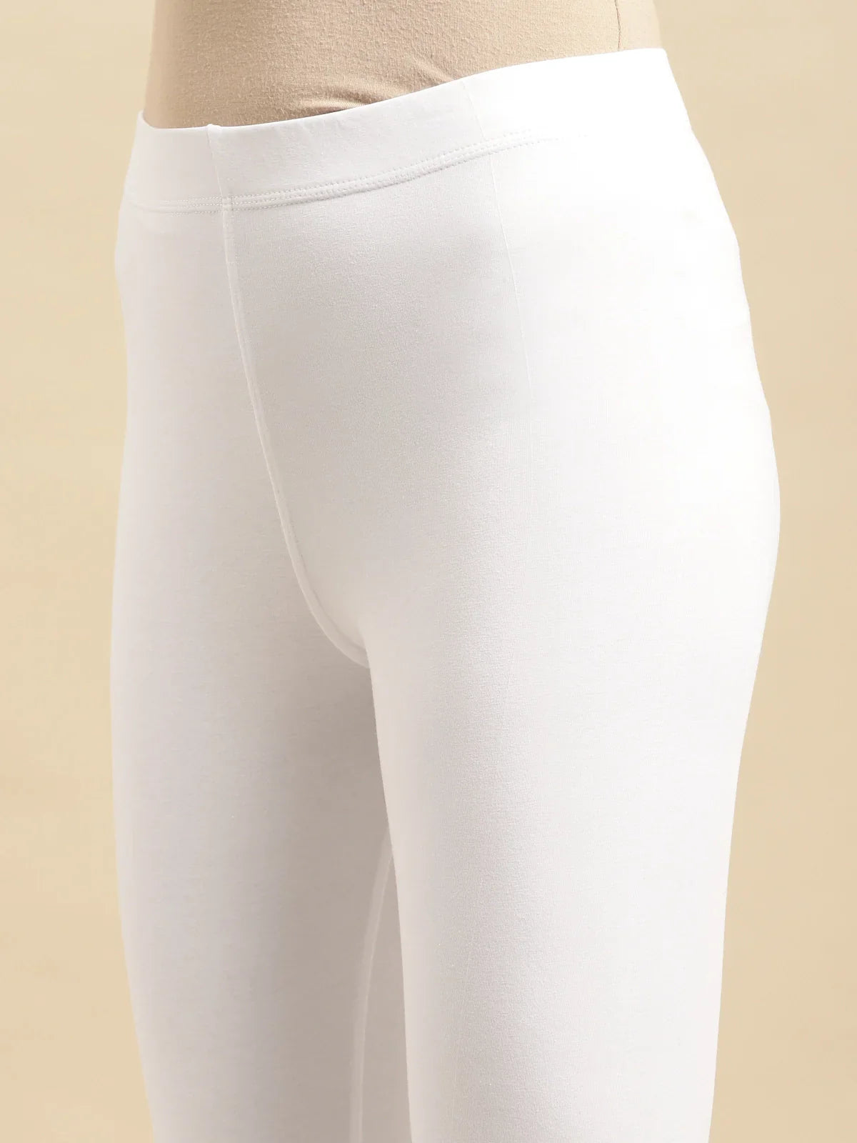 Cotton Solid Ankle Length Legging