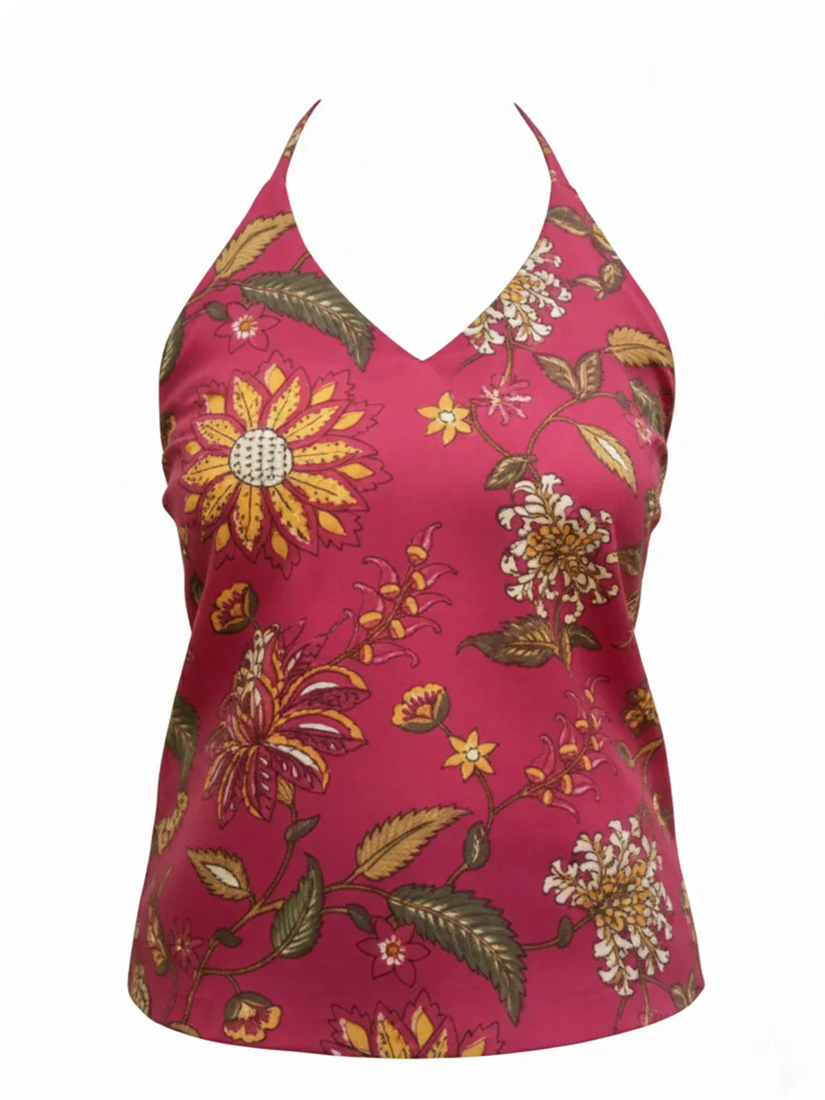 Cotton Cambric Printed Straight Top