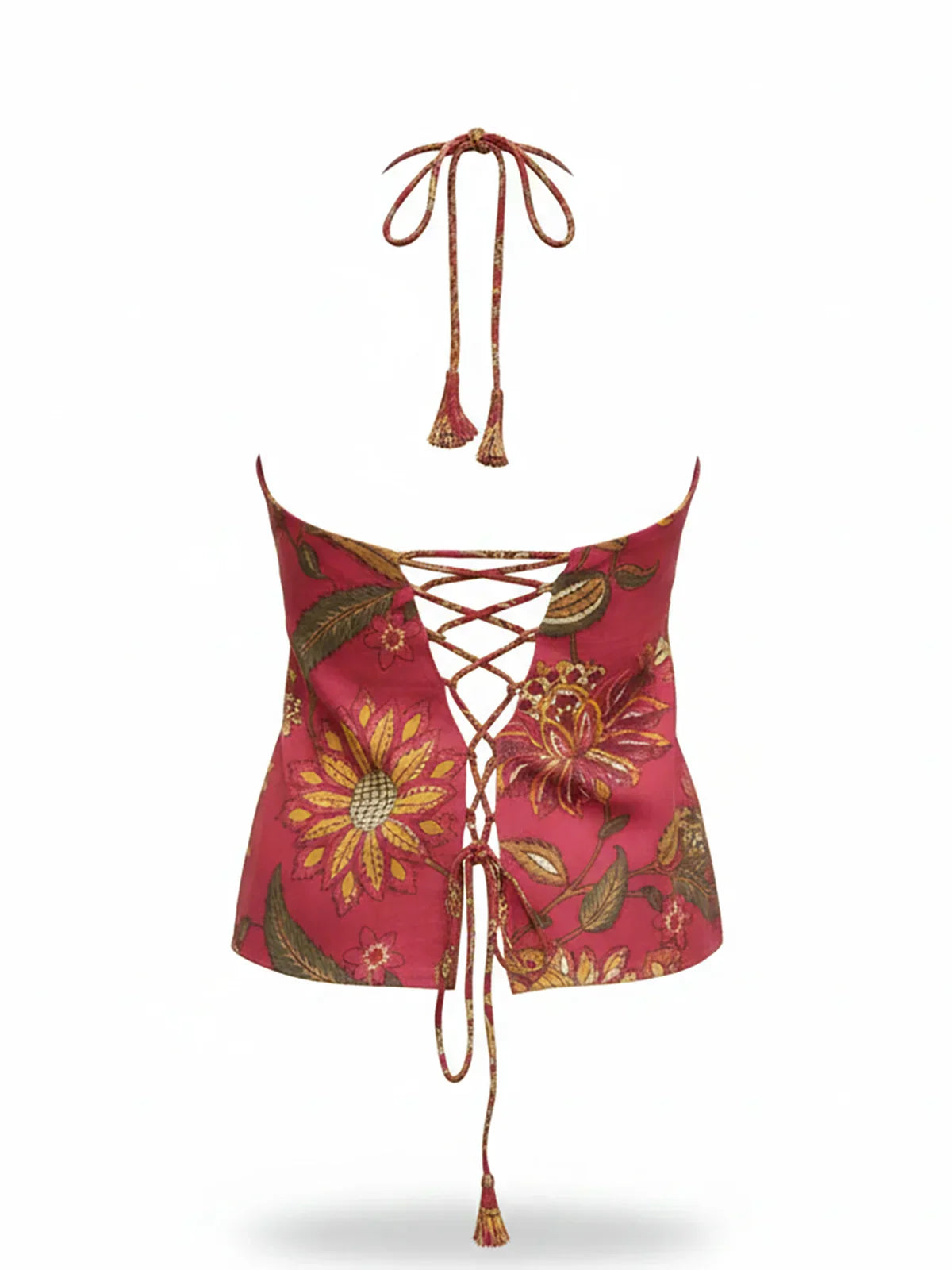 Cotton Cambric Printed Straight Top